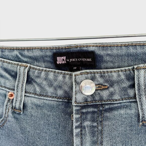 Juicy by Juicy Couture Distressed Straight Leg Jeans - Picture 4 of 9